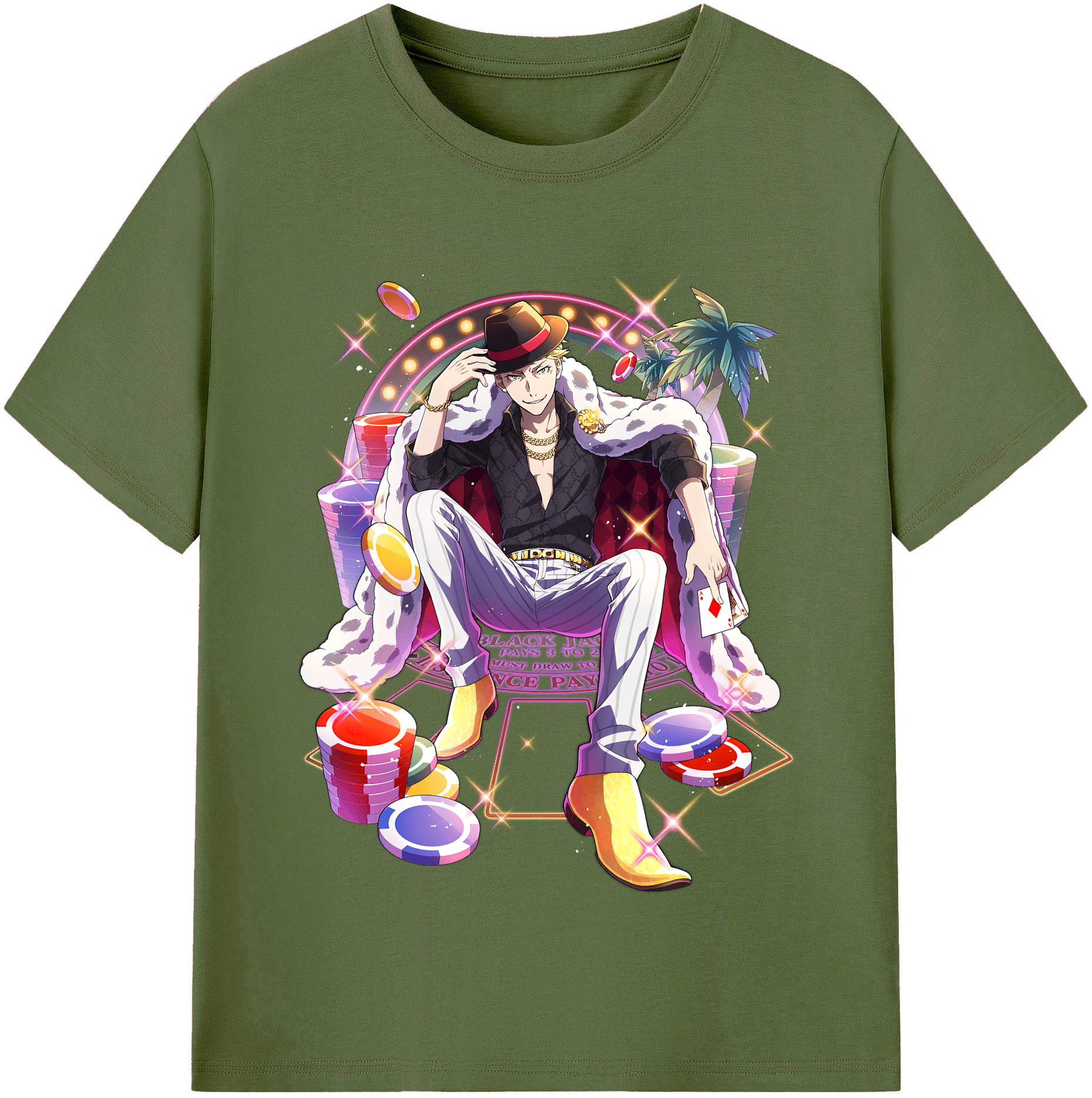 （画像用） 文豪ストレイドッグス Bungo Stray Dogs 綿100％半袖Tシャツ（フロントプリント）